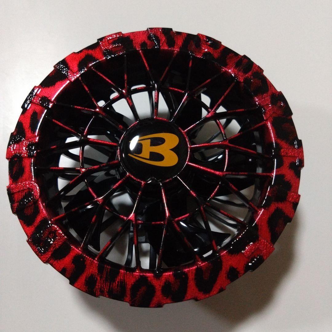 バートル AC09-1（24V）豹柄　キャンディレッド