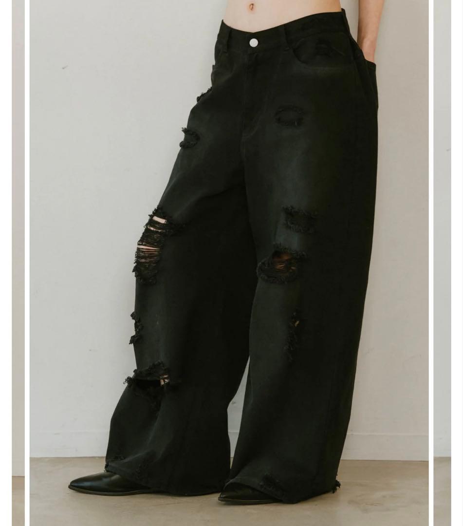 【新品】 Knuth Marf クヌースマーフ damage denim XS