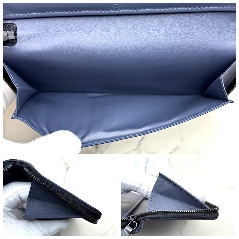 【極美品・IC搭載】ルイヴィトン　モノグラムシャドウ　ヴェルティカル　ネイビー