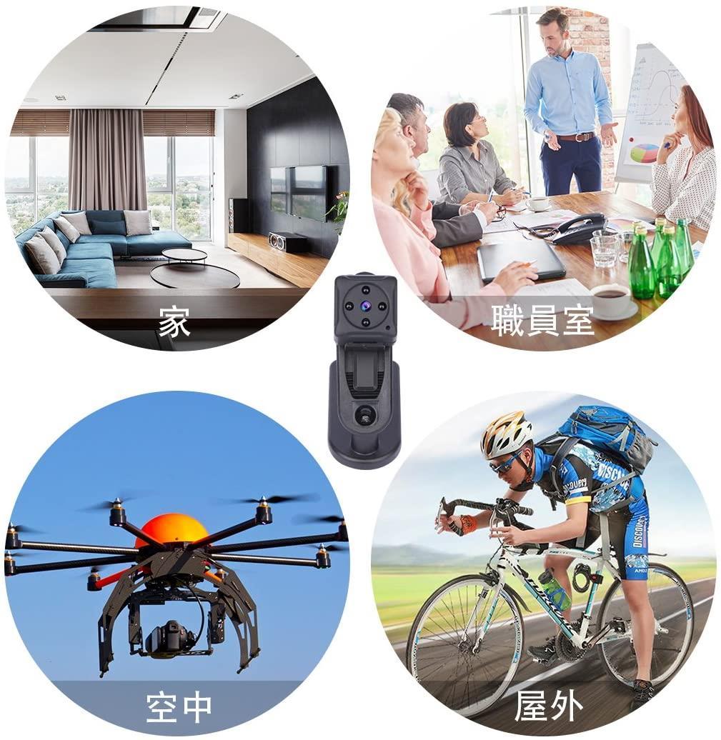 超小型カメラ,ZZCP 1080P高画質長時間録画