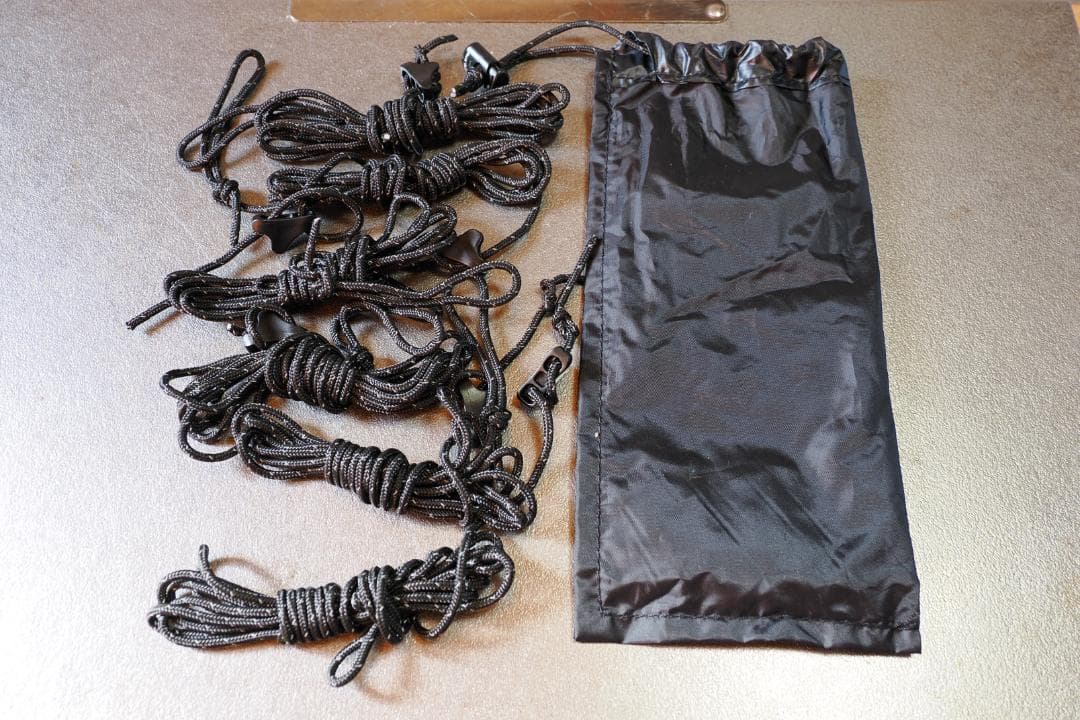 使用2回 焚火無 マエヒロドームプラス＆グランドシート付（注意：初期ペグ無し）