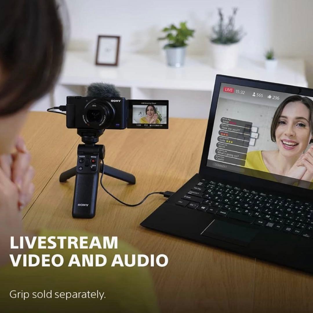 Sony Vlog cam VZ-1 シューティンググリップセット　限定品付き
