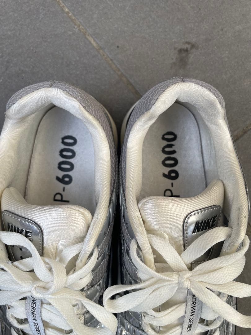 S*U様 Nike P-6000 シルバー スニーカー