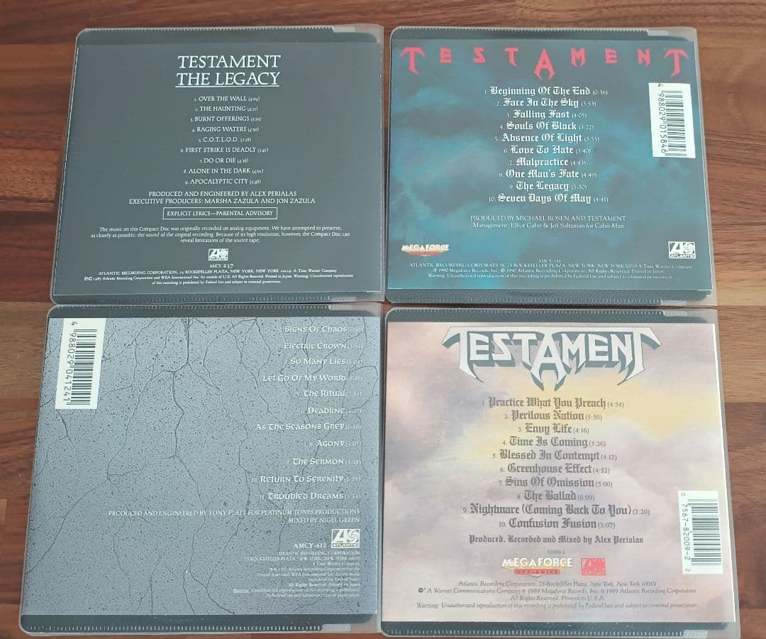 Testament テスタメント CDまとめ売り 13枚セット