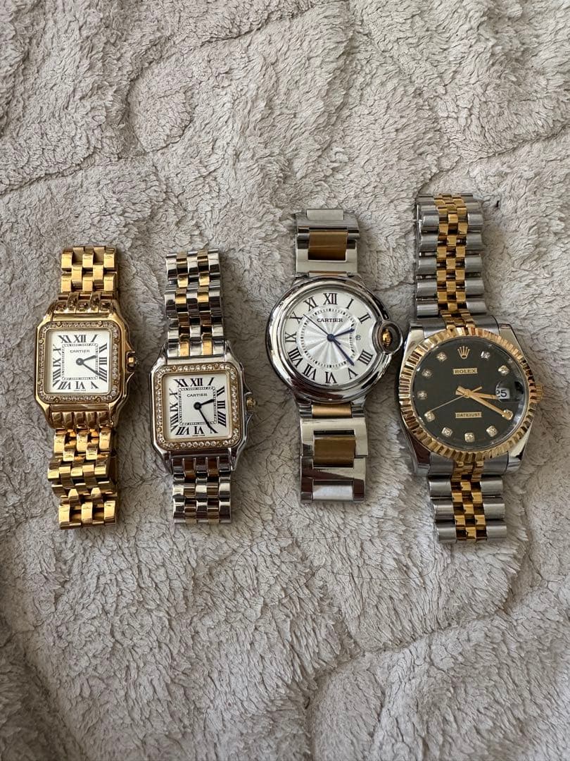 ゴールド スクエアフェイス 時計