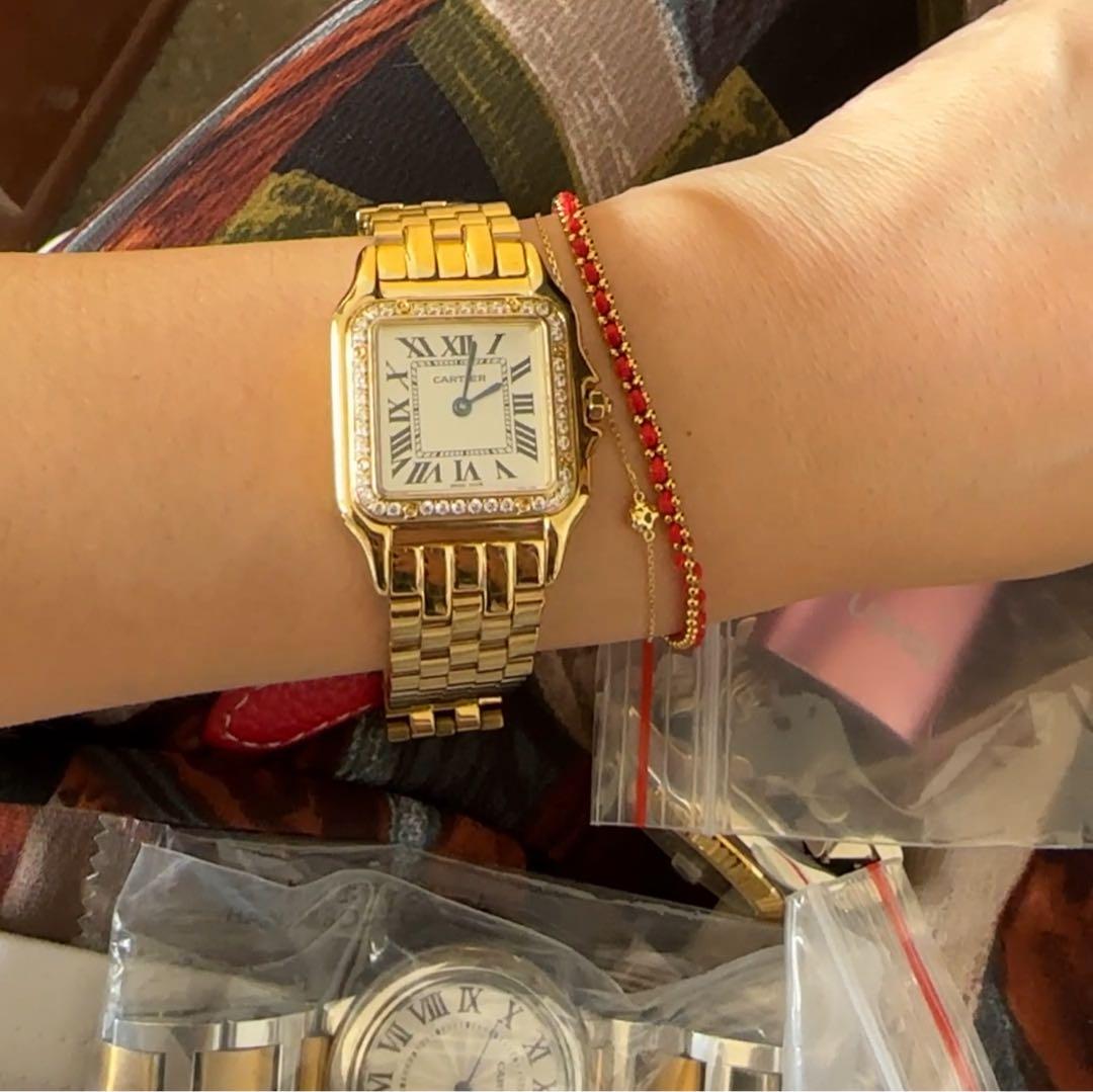 ゴールド スクエアフェイス 時計