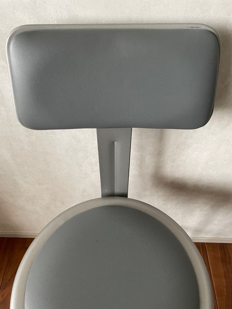 PFS スチールスツール 背もたれ取り外し可 インダストリアル チェア USA製