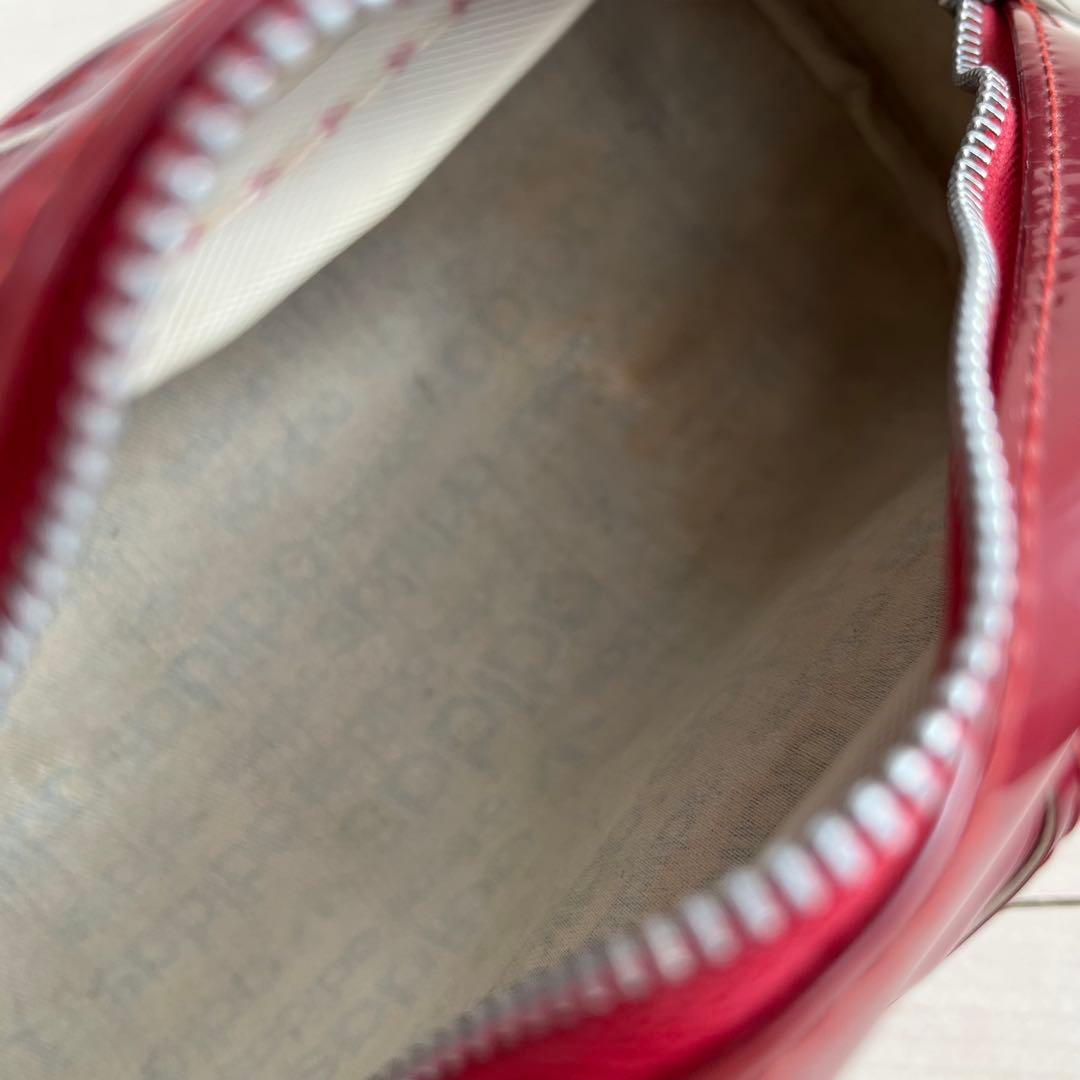 80s Y2K adidas アディダス エナメル ミニボストンバッグ ポーチ