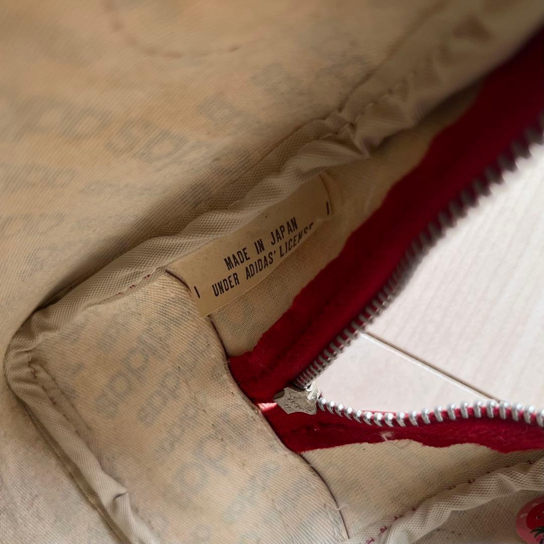 80s Y2K adidas アディダス エナメル ミニボストンバッグ ポーチ