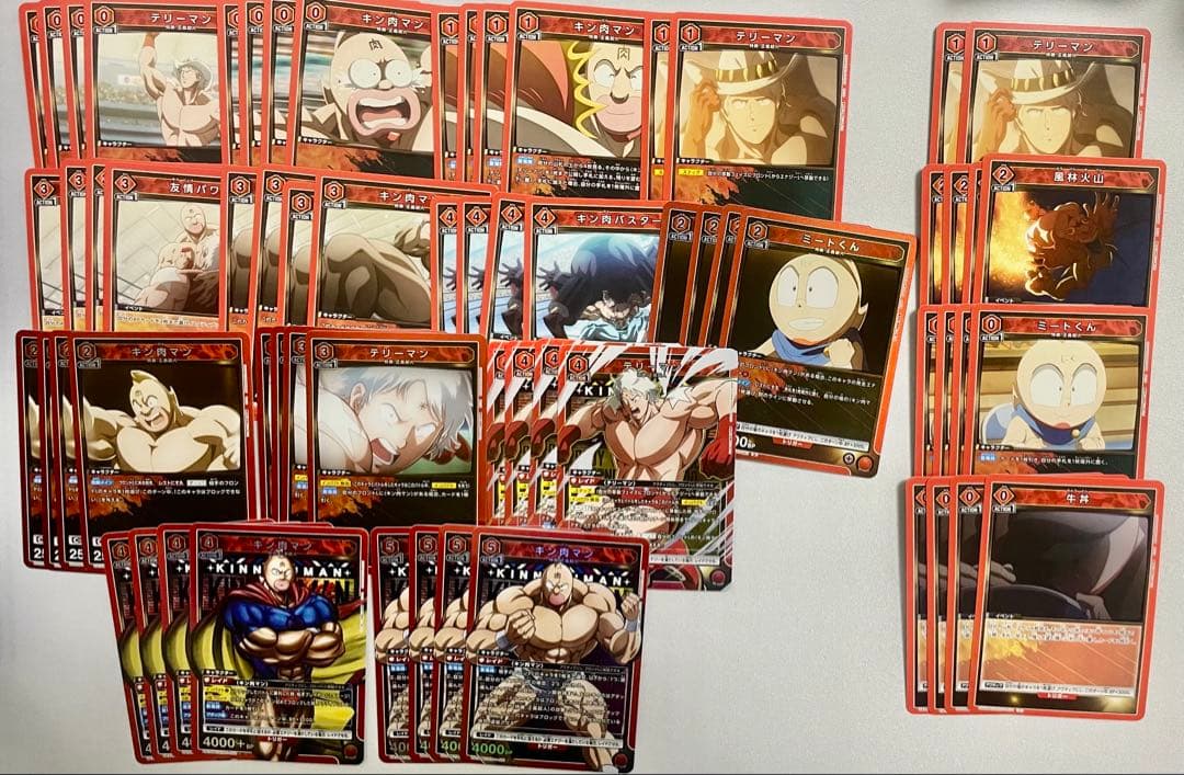 赤 キン肉マン マシンガンズ デッキ 調整パーツ付き テリーマン