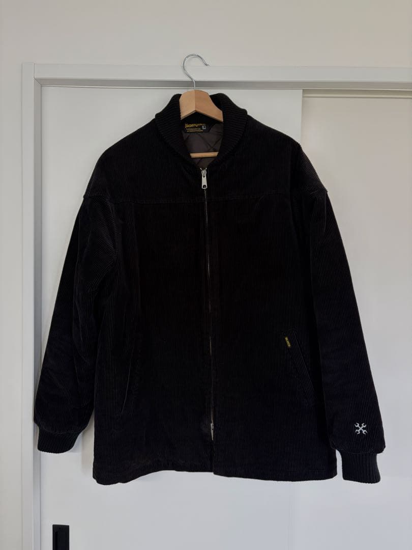 BLUCO ワークコート　コーデュロイ　ブラックLサイズ