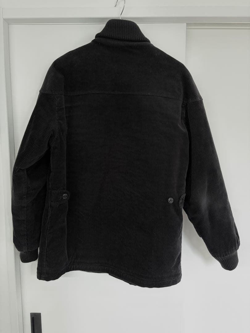 BLUCO ワークコート　コーデュロイ　ブラックLサイズ