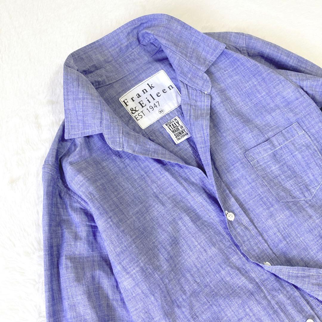 ✨美品✨フランク&アイリーン BARRY スキッパーシャンブレーシャツ USA