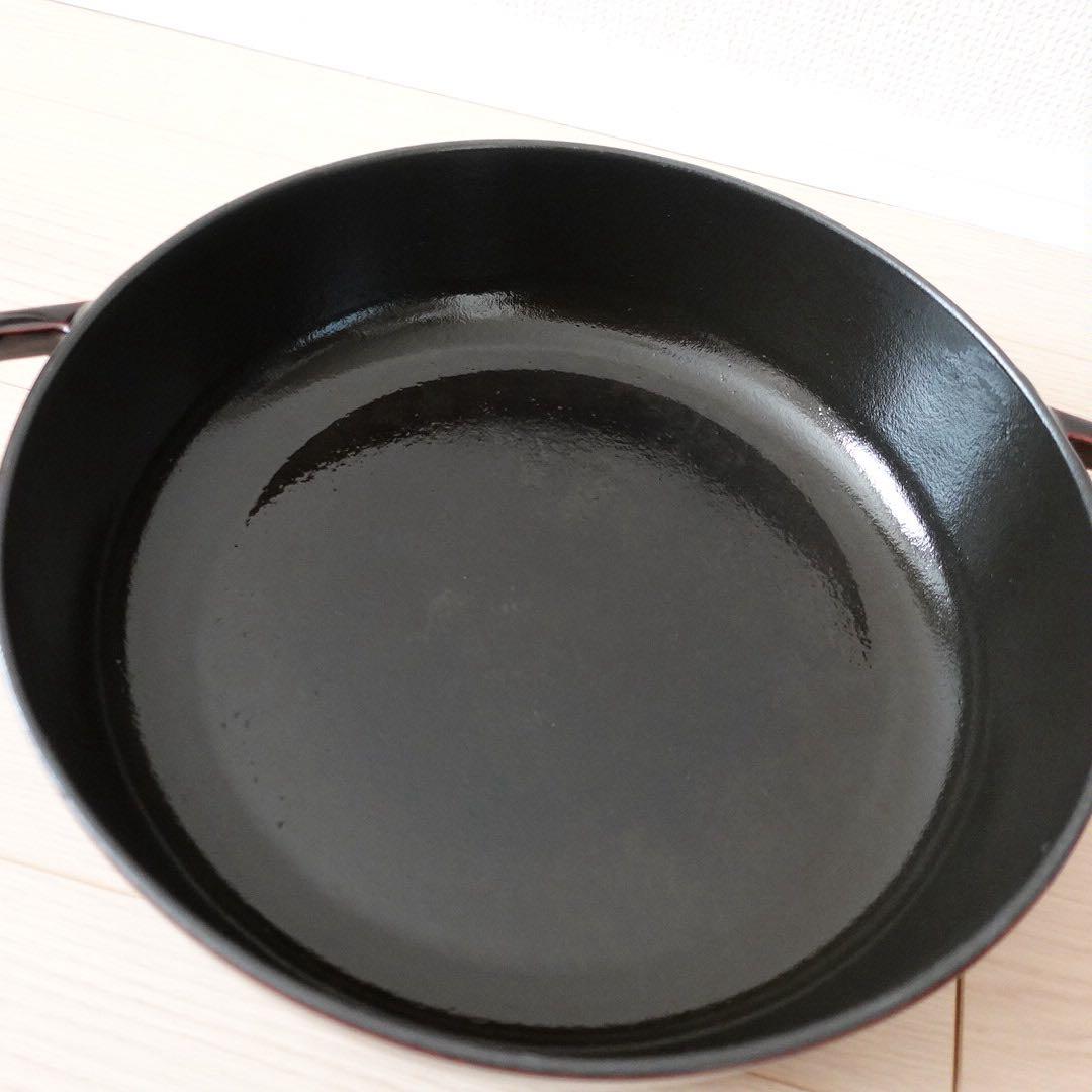 希少 STAUB ストウブ　ブレイザー ソテーパン　28cm　グレナディンレッド