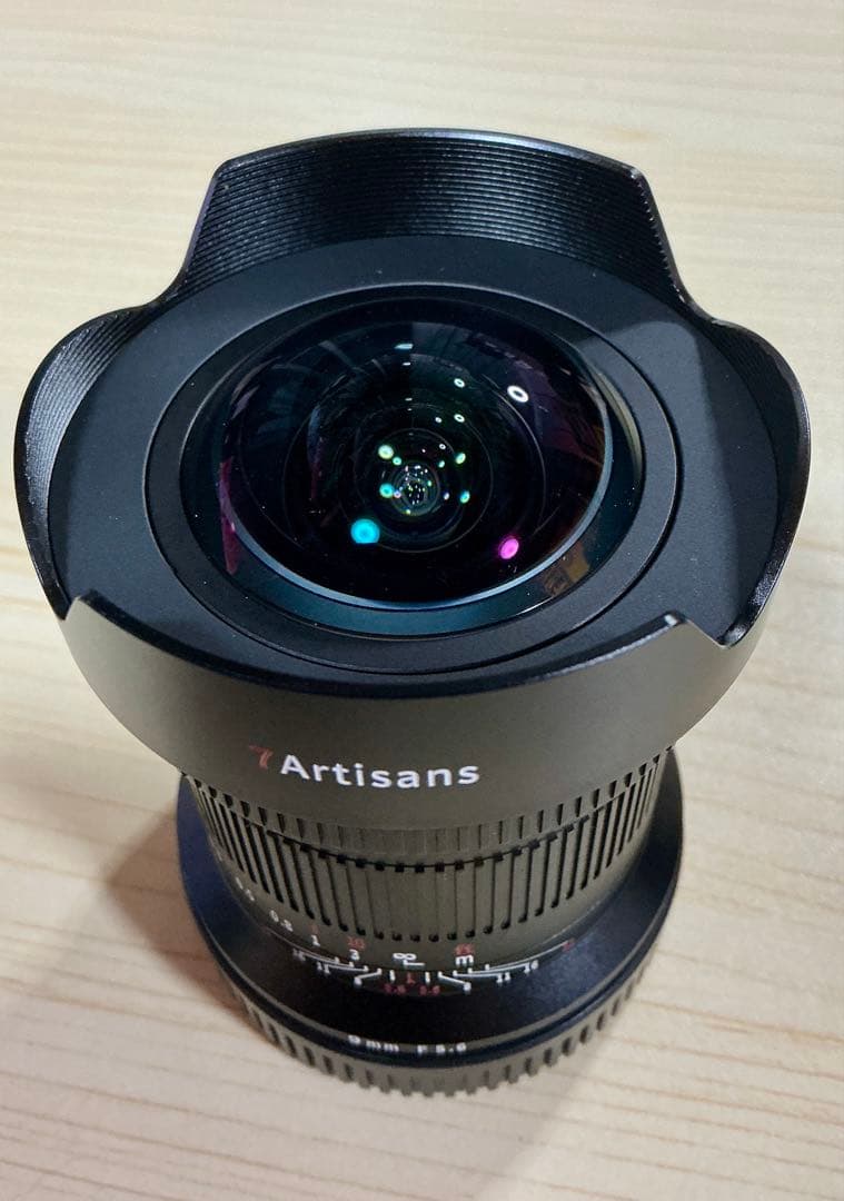 7Artisans 9mm F5.6 単焦点レンズ RF マウントフルサイズ対応