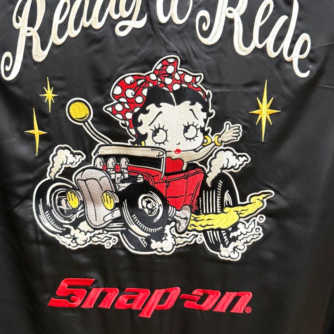 Snap-on スナップオン　ベティちゃん　コラボスカジャン Lサイズ
