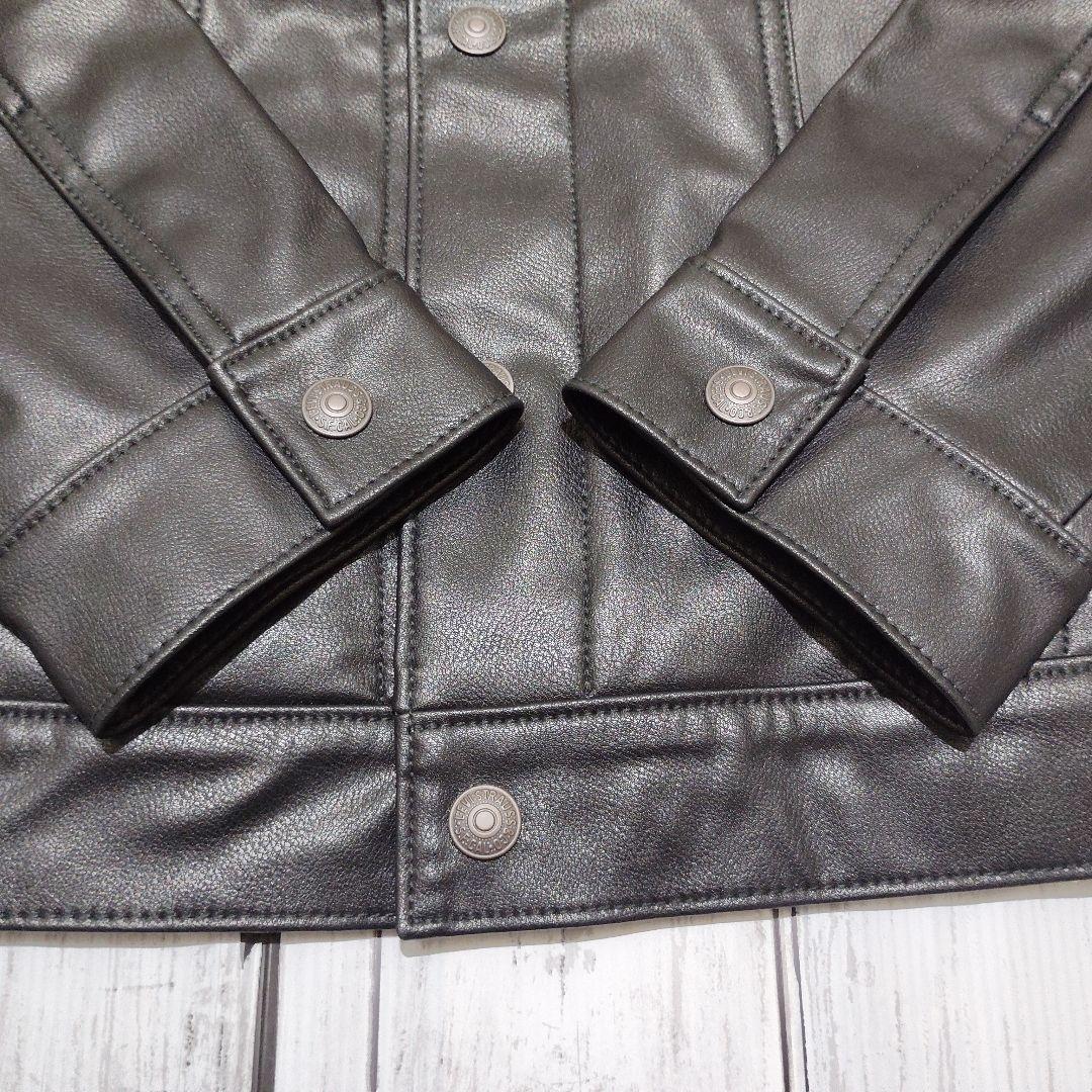 希少®️タブ‼️未使用級 リーバイスプレミアム　レザートラッカージャケット