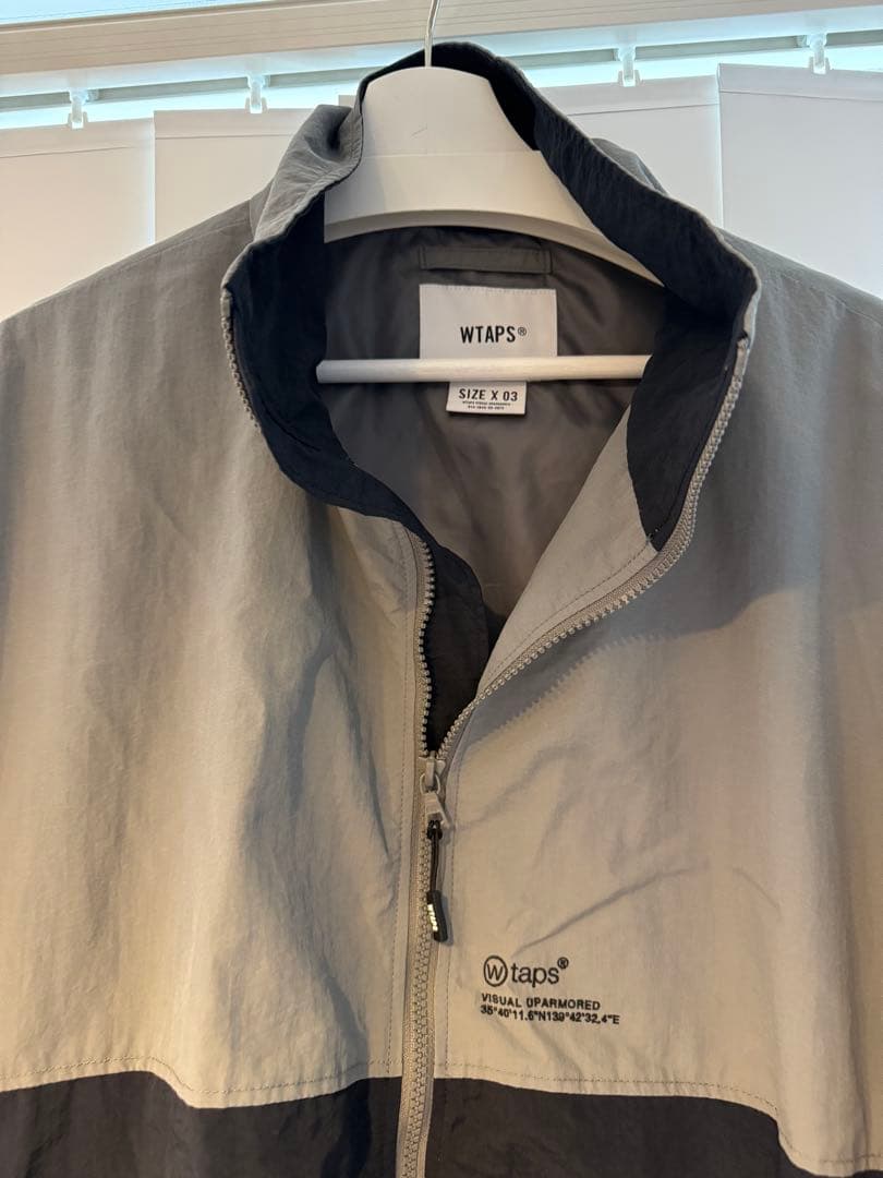 WTAPS ナイロンジャケット Lサイズ グレー/黒