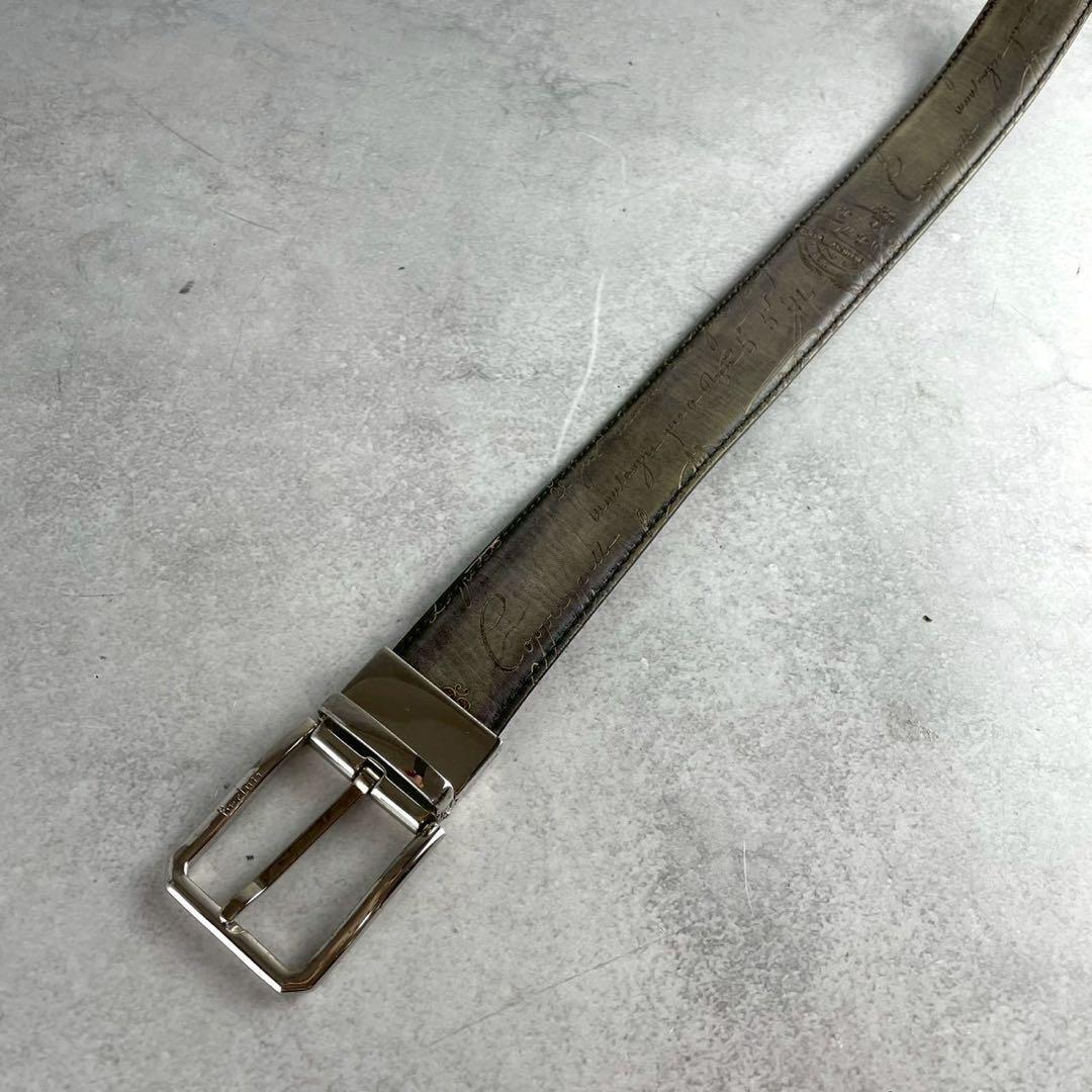 ベルルッティ スクリット カリグラフィ パティーヌ メンズ ベルト