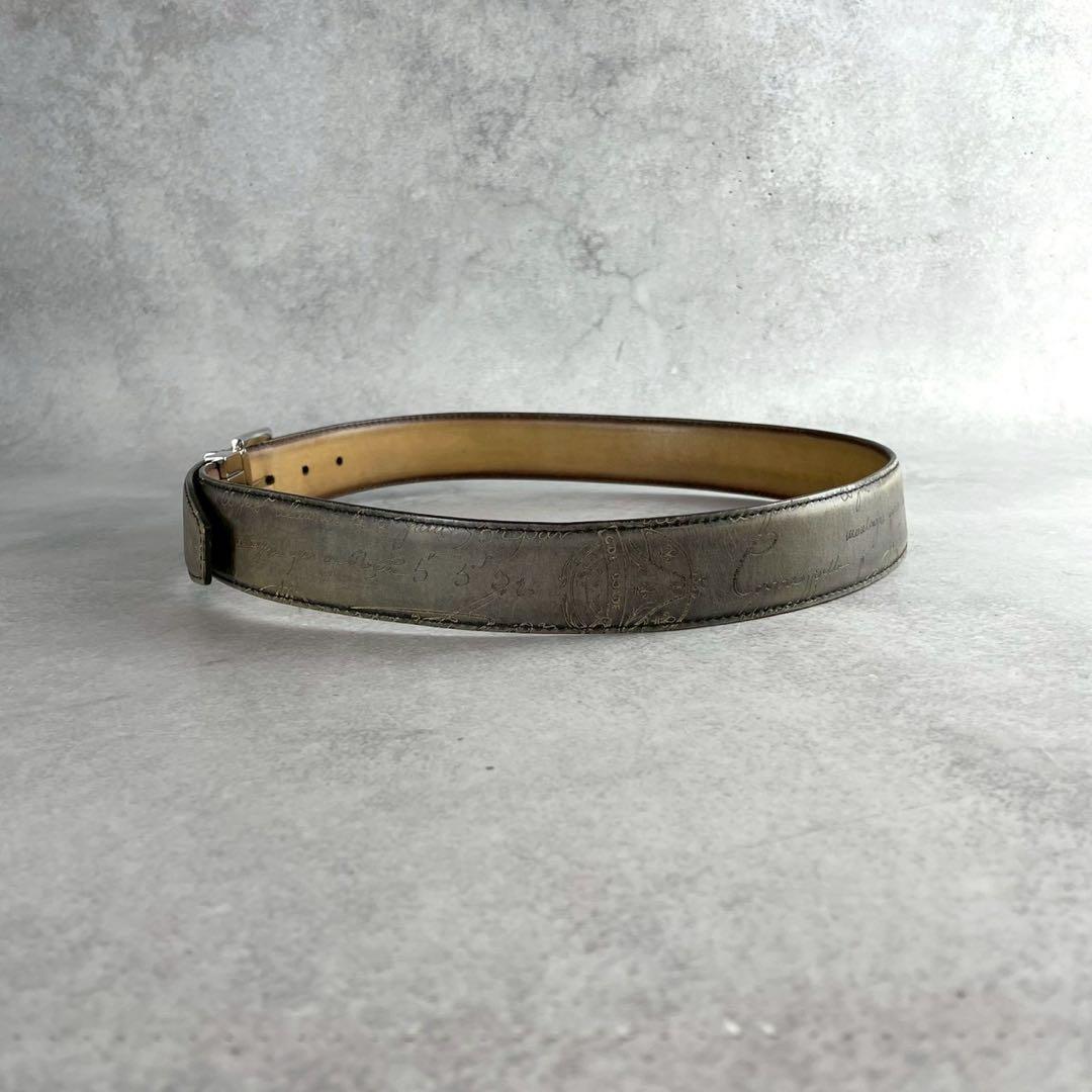 ベルルッティ スクリット カリグラフィ パティーヌ メンズ ベルト