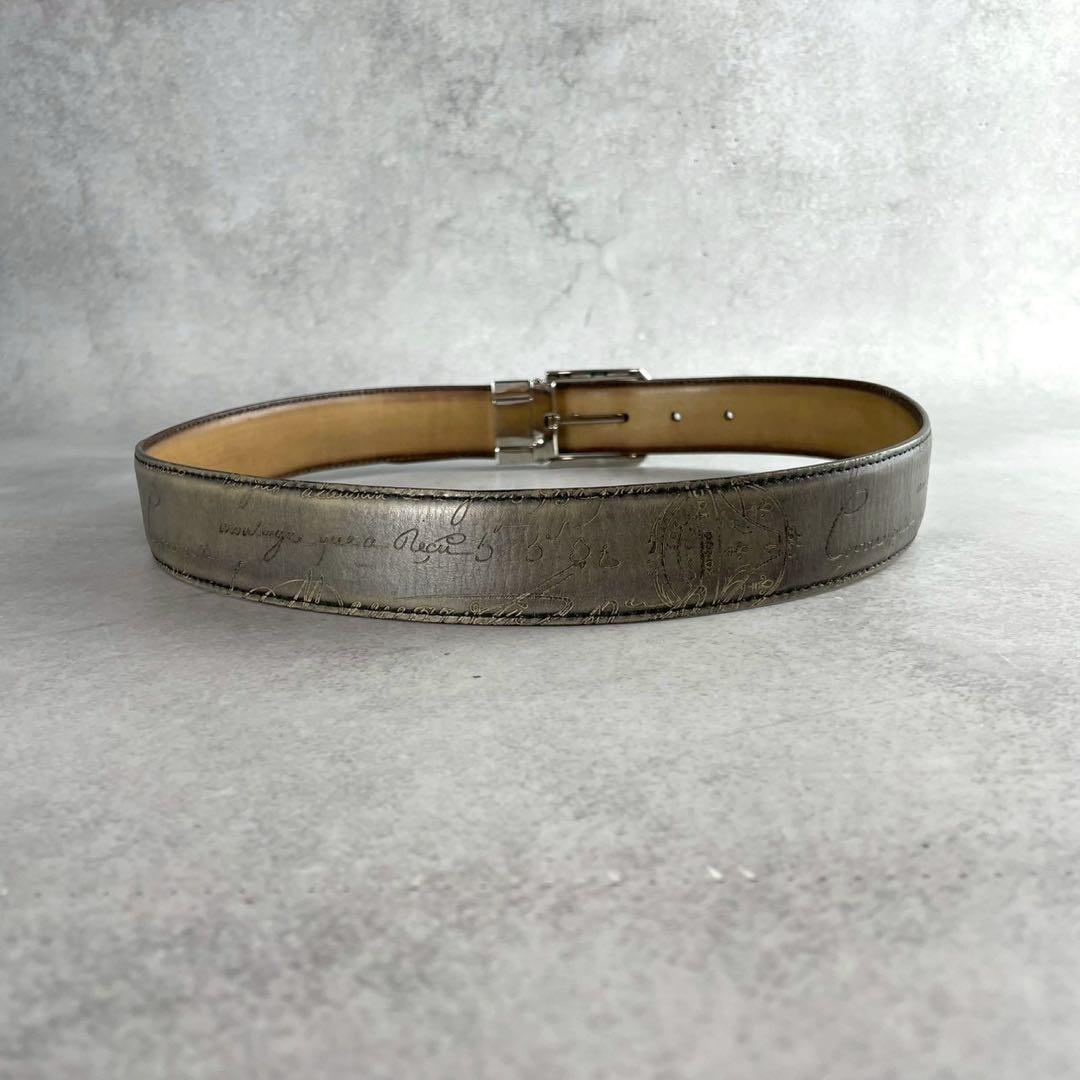 ベルルッティ スクリット カリグラフィ パティーヌ メンズ ベルト