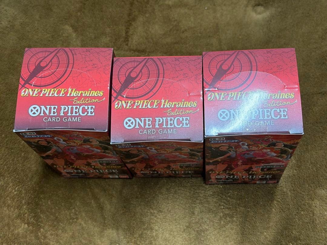 【2月13日出品削除】　テープ部分未開封　ヒロインズエディション　3BOX