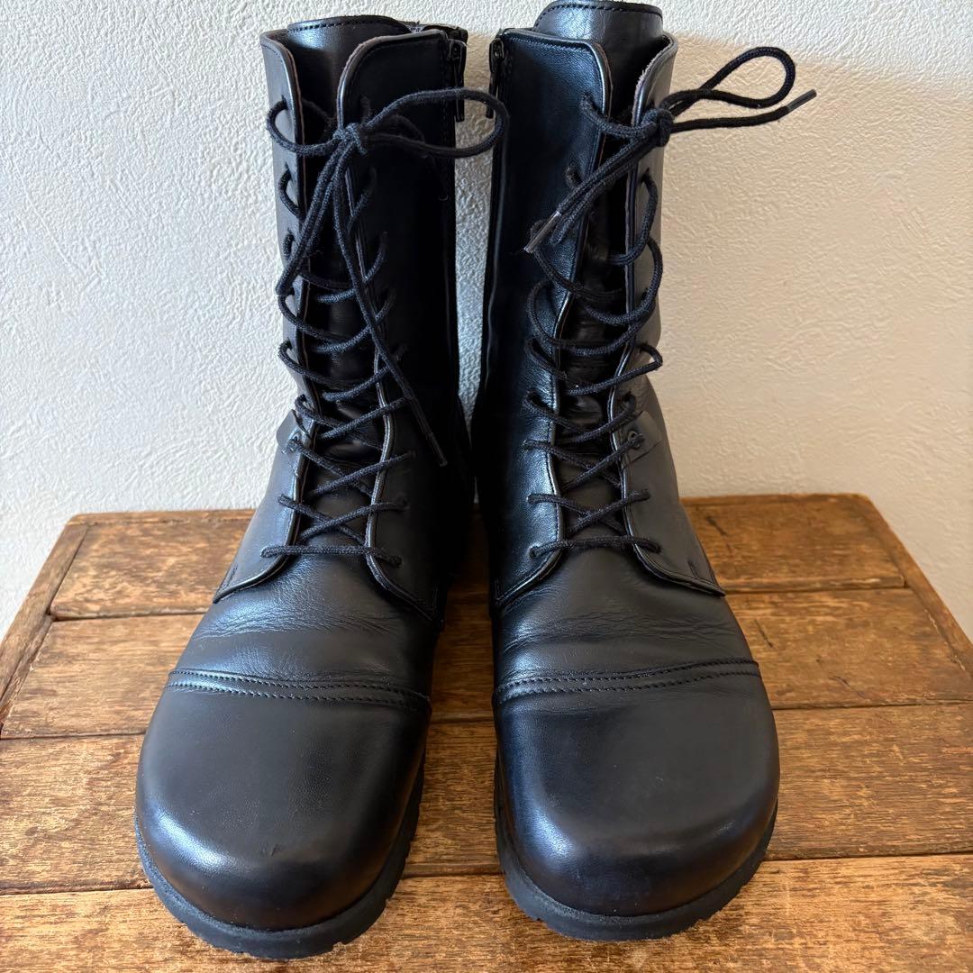 美品　ビルケンストック　フットプリンツ　レースアップサイドジップ　ブーツ38