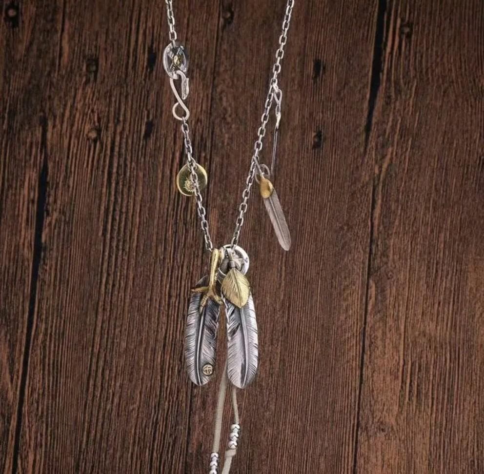 【新品】最安値セール中！ フェザーネックレス