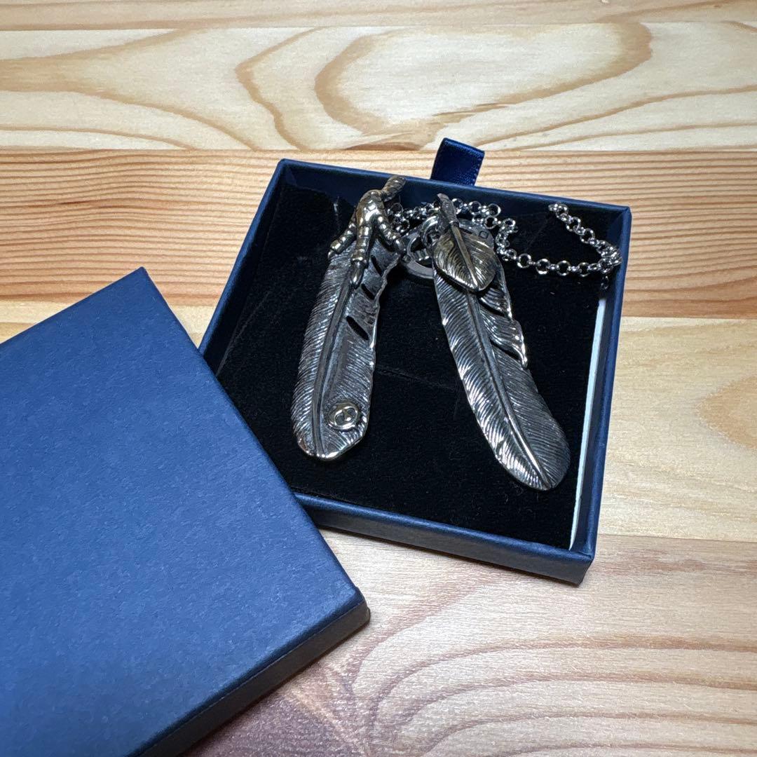 【新品】最安値セール中！ フェザーネックレス