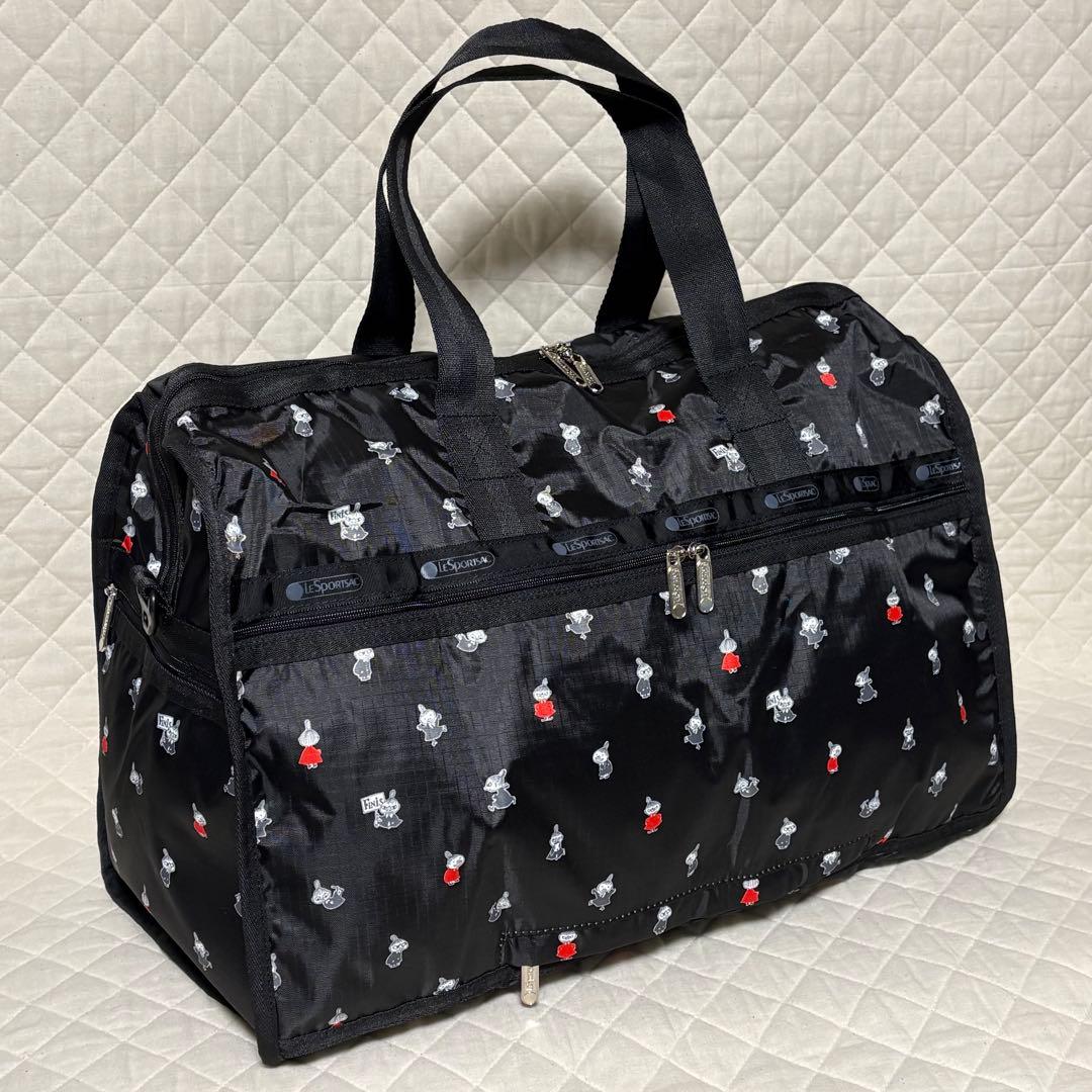 レスポートサック　ムーミン　リトルミイ　ラージボストンバッグ　キャリーオンバッグ