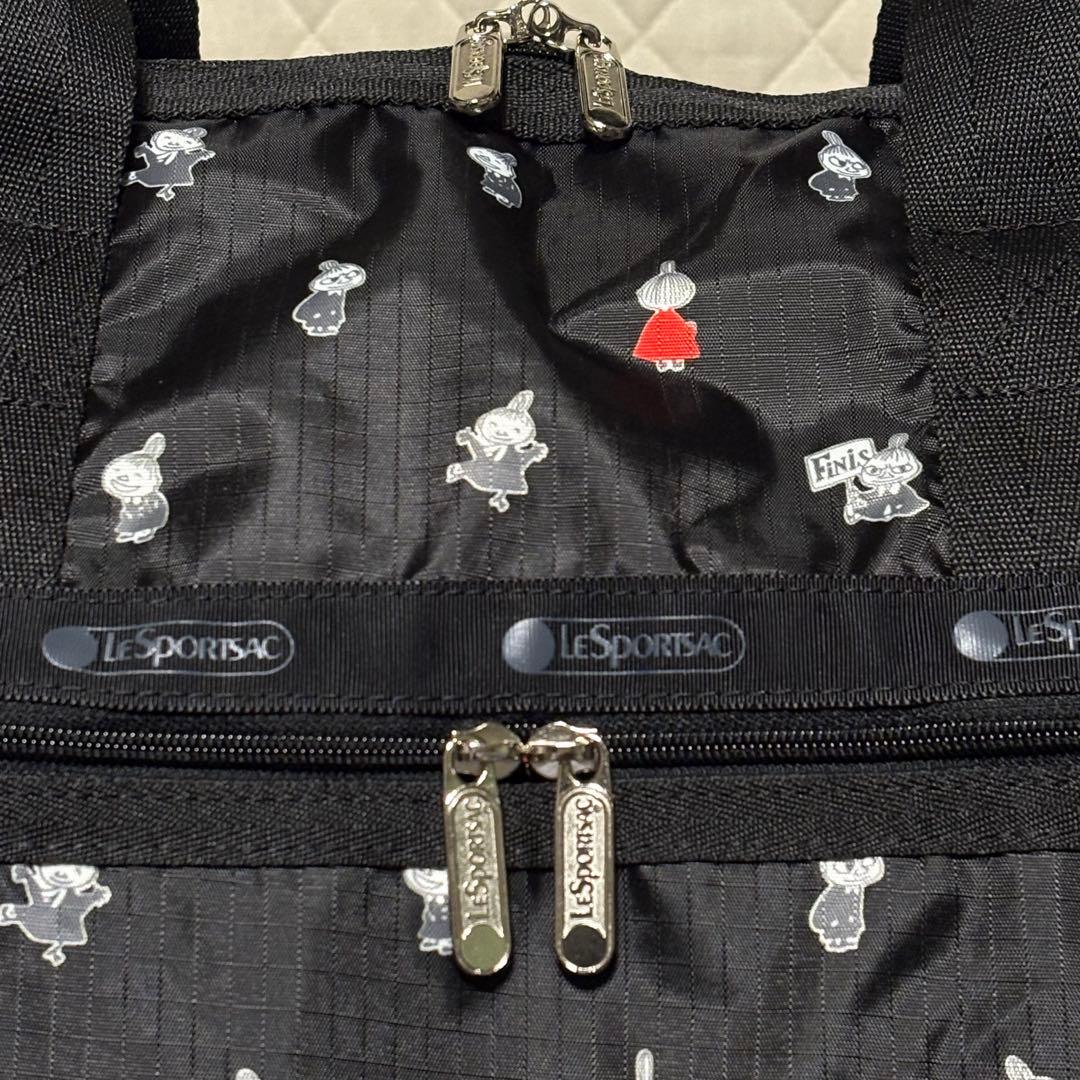 レスポートサック　ムーミン　リトルミイ　ラージボストンバッグ　キャリーオンバッグ