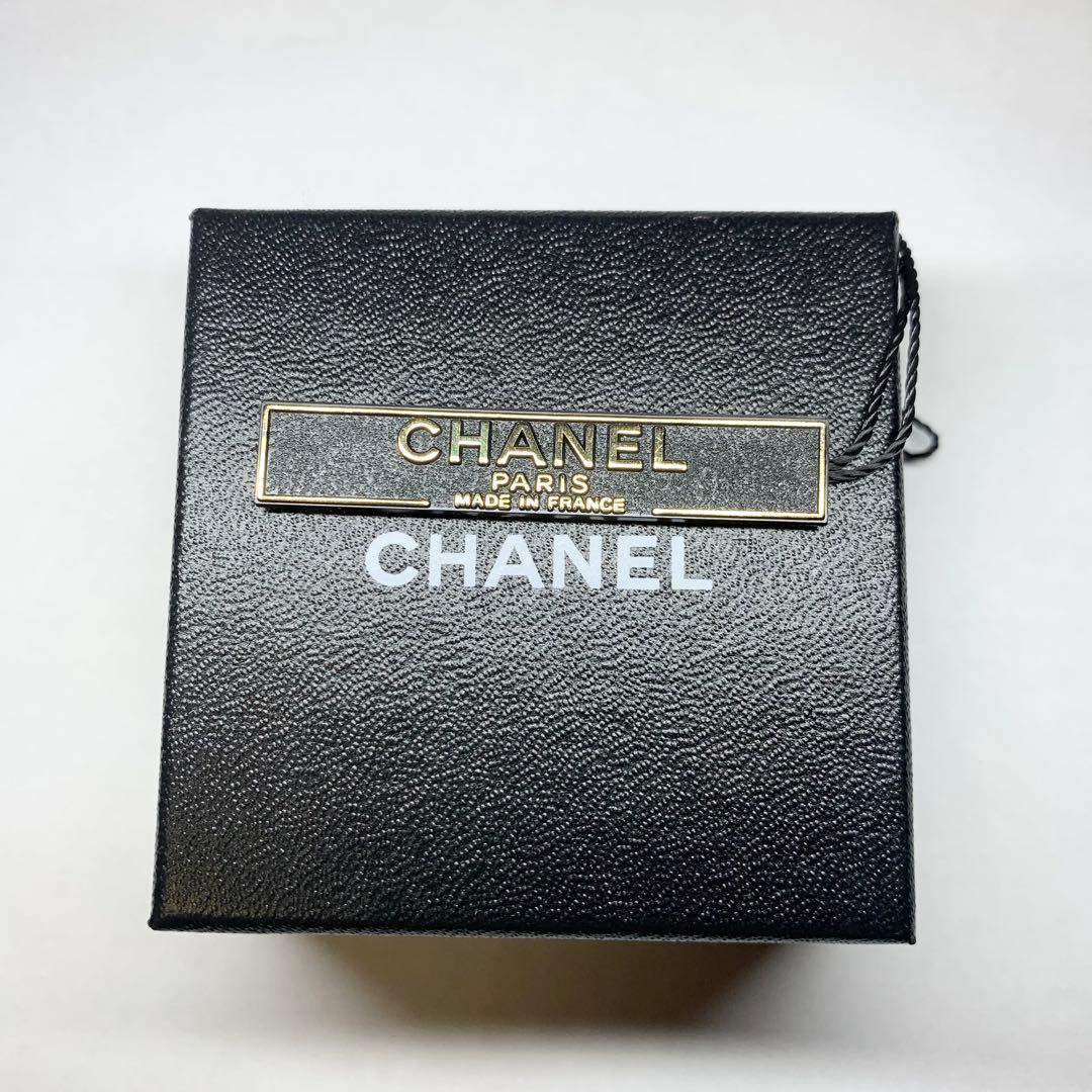 希少 CHANEL シャネル ピアス カメリア ココマーク 片耳 ゴールド 箱付