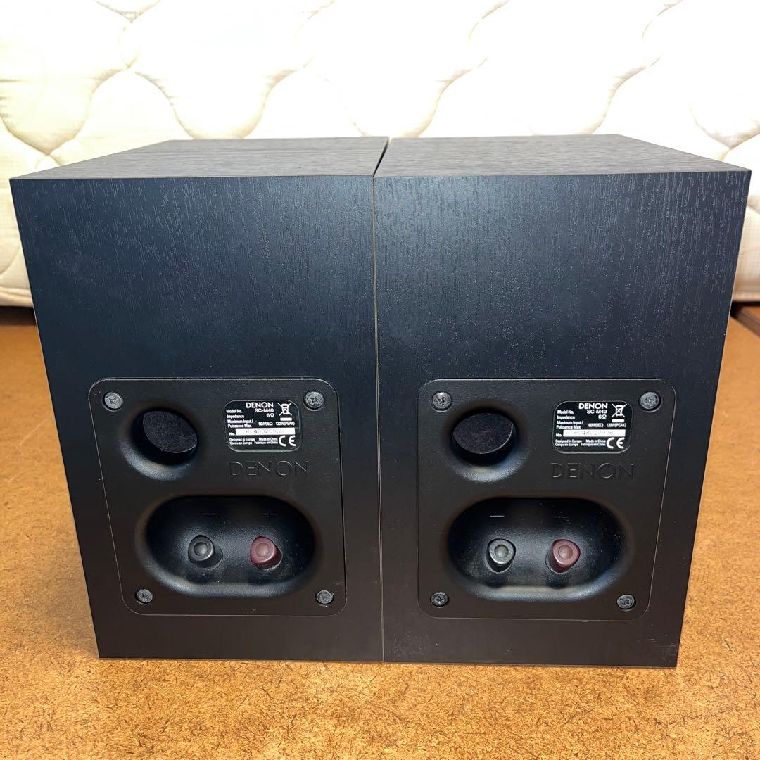 ⭐️美品⭐️DENON スピーカー ブラックSC-M40ペア　箱付き