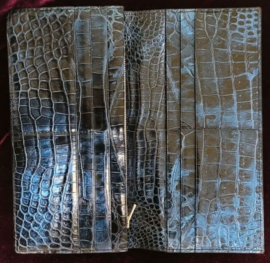 日本製 クロコダイル 無双長財布（切り目） ガウディTOKYOJAPAN
