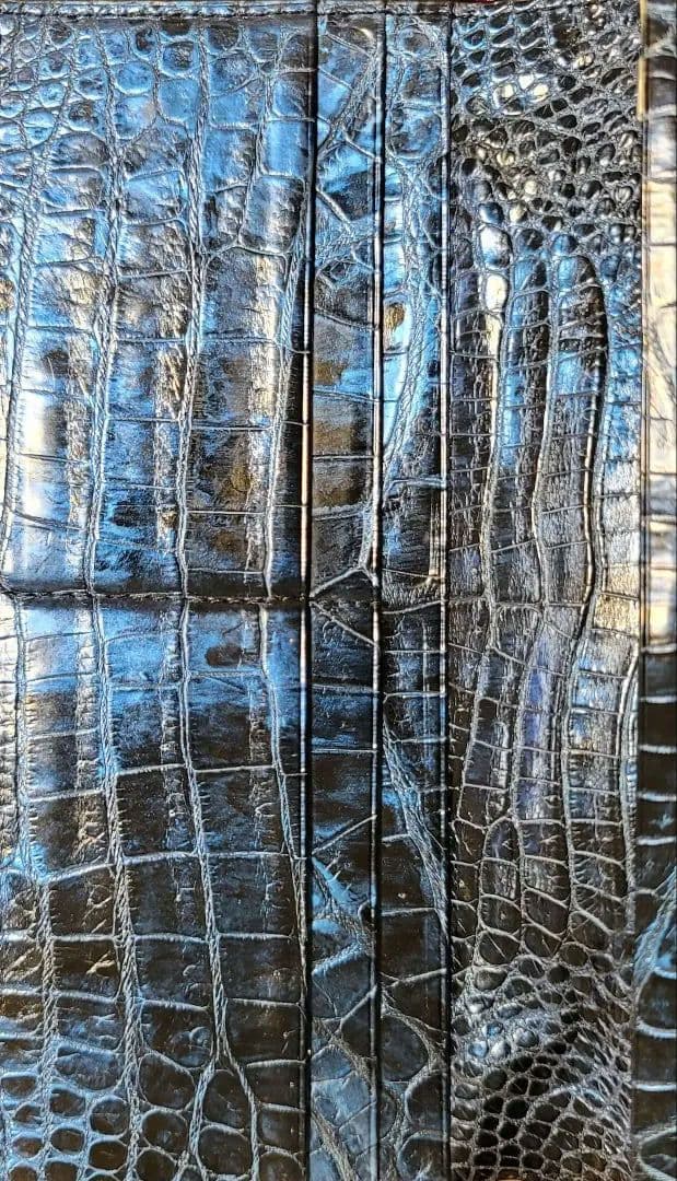 日本製 クロコダイル 無双長財布（切り目） ガウディTOKYOJAPAN