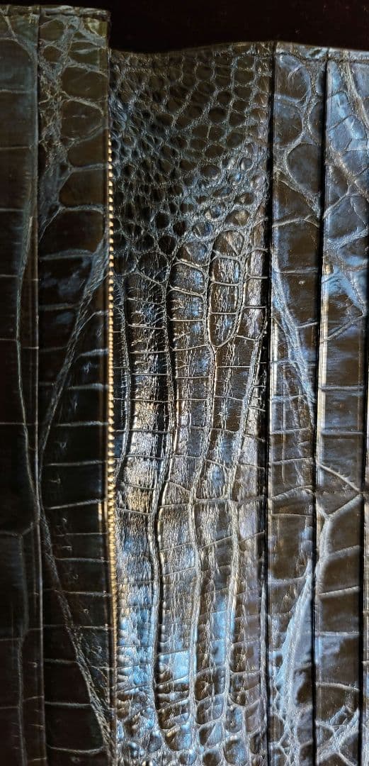 日本製 クロコダイル 無双長財布（切り目） ガウディTOKYOJAPAN