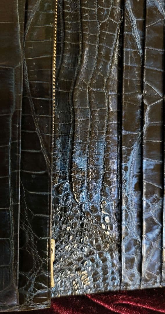 日本製 クロコダイル 無双長財布（切り目） ガウディTOKYOJAPAN