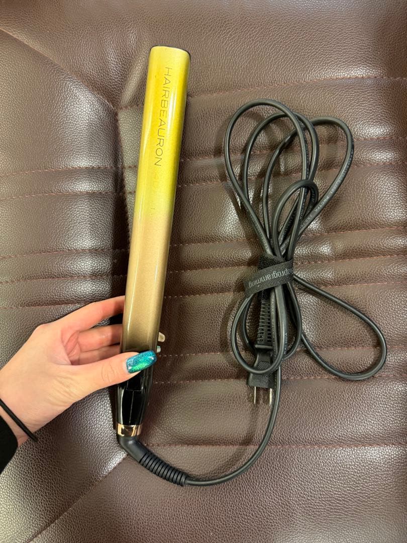 HAIRBEAURON ストレートヘアアイロン ゴールド