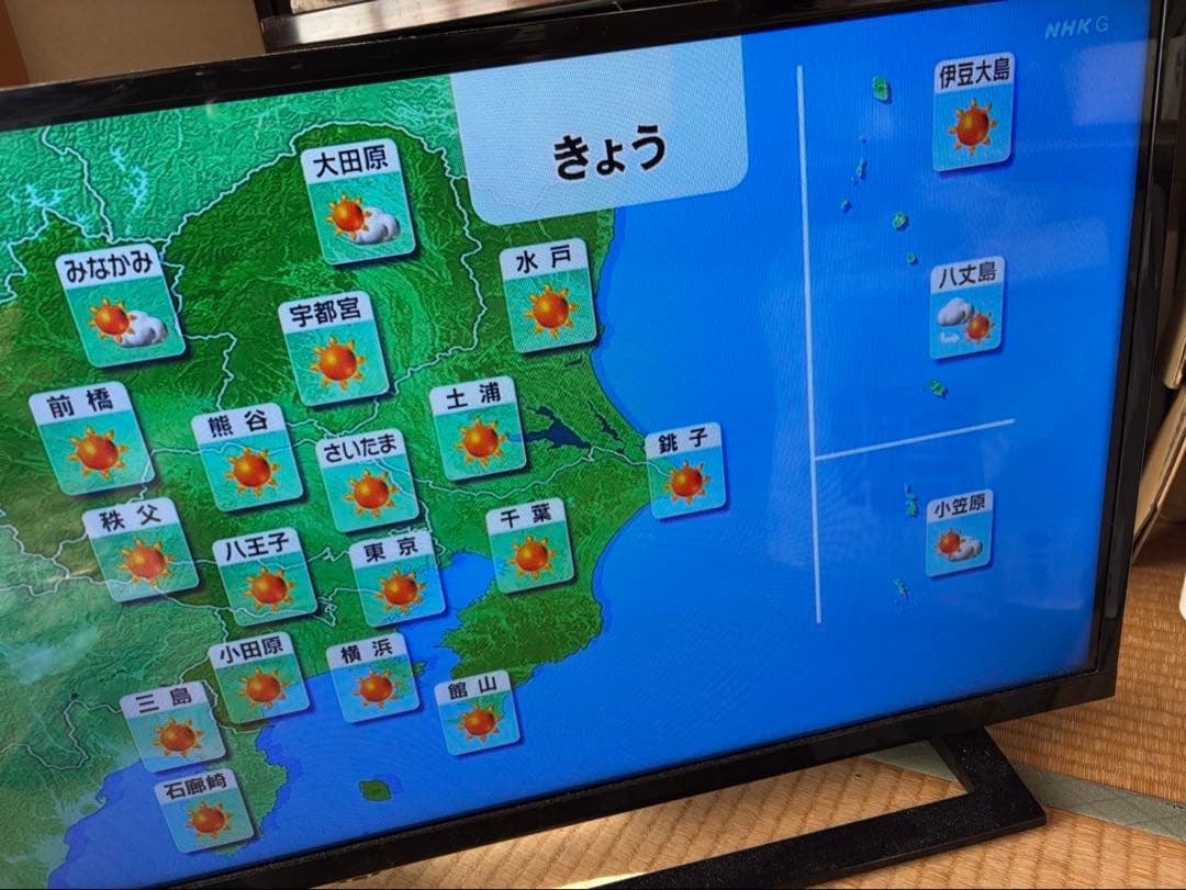 TOSHIBA 液晶テレビ 32S22 REGZA 2019年　リモコンあり⓷