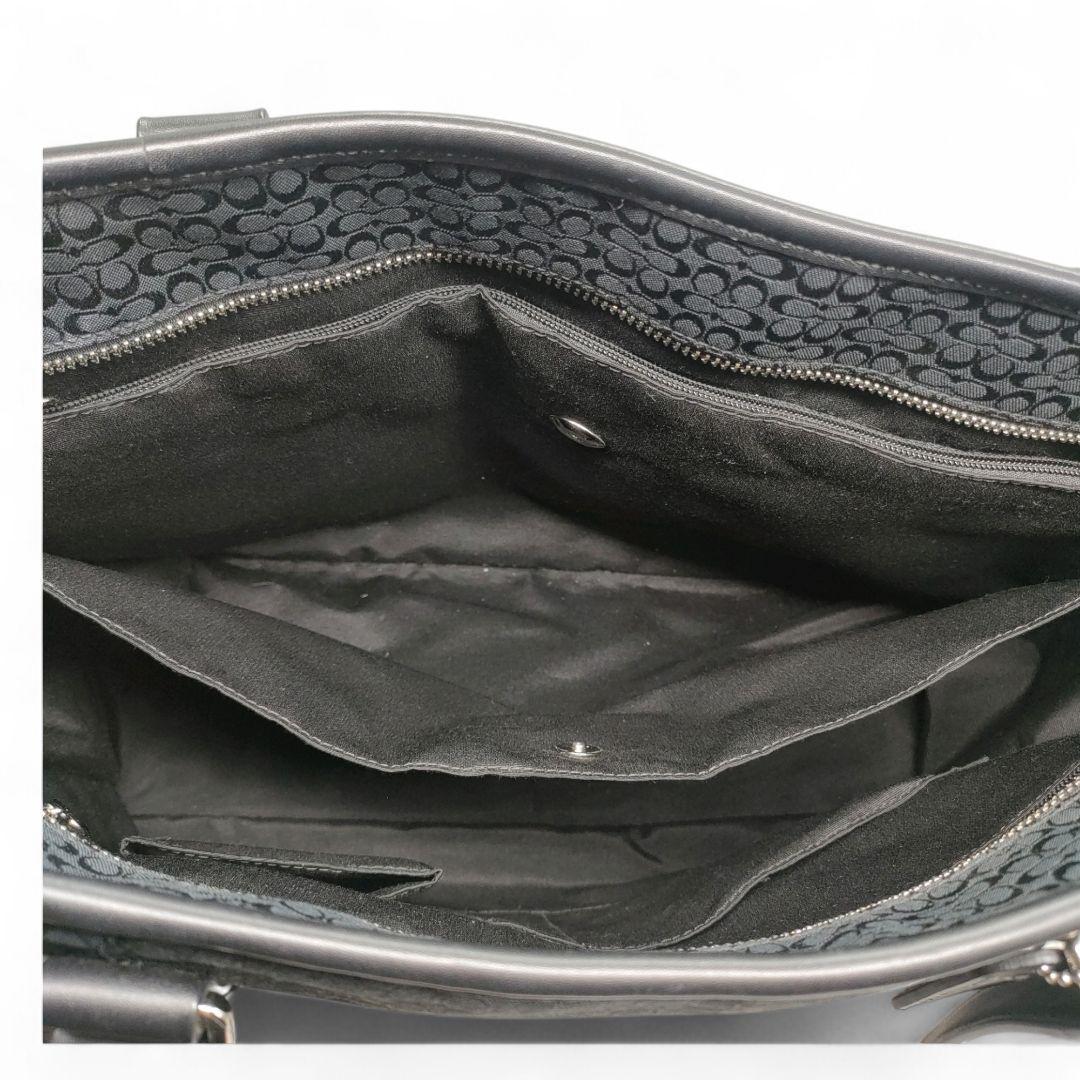 極美品　COACH　コーチ　トートーバック　ミニシグネチャー　マザーズバック
