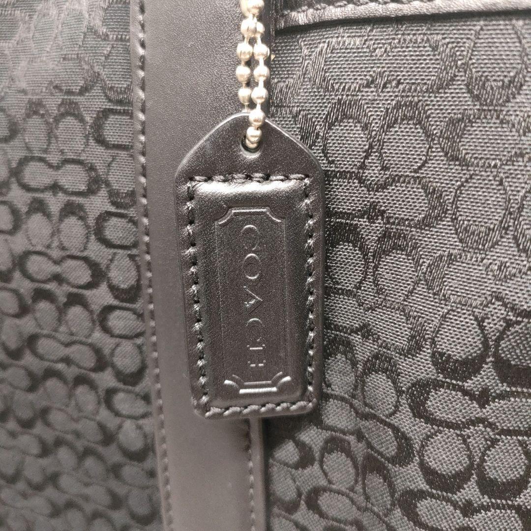極美品　COACH　コーチ　トートーバック　ミニシグネチャー　マザーズバック