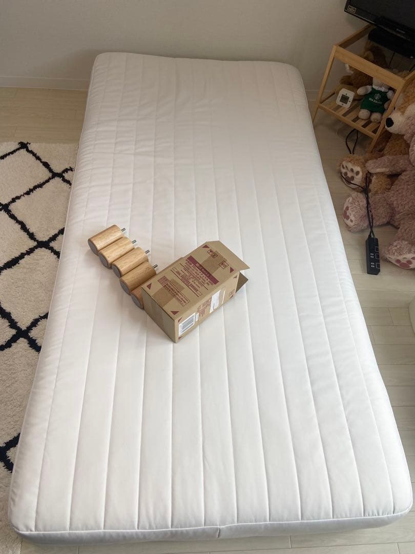 MUJI 木製ベッド脚 20cm M8 5本セット