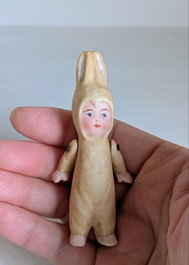 ドイツ　アンティーク　ドール　イースターバニー