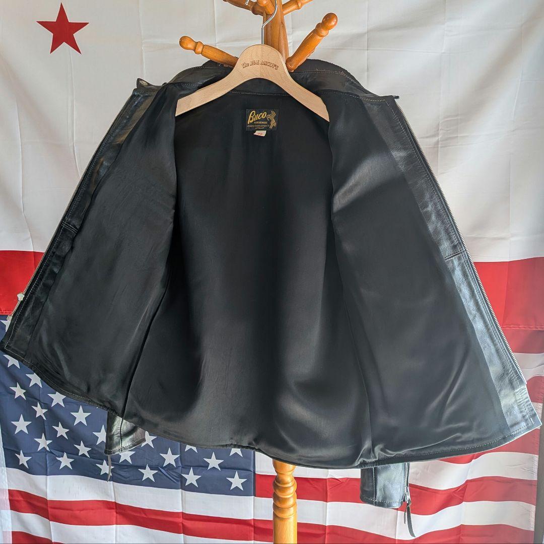 ザリアルマッコイズ ライダース Buco J-100 黒芯 38　極美品