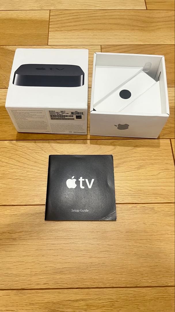 Apple TV 本体 + 設定ガイド + 電源ケーブル