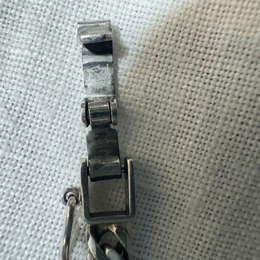 喜平　プラチナ　pt850 6面 Wカット　ブレスレット　18cm