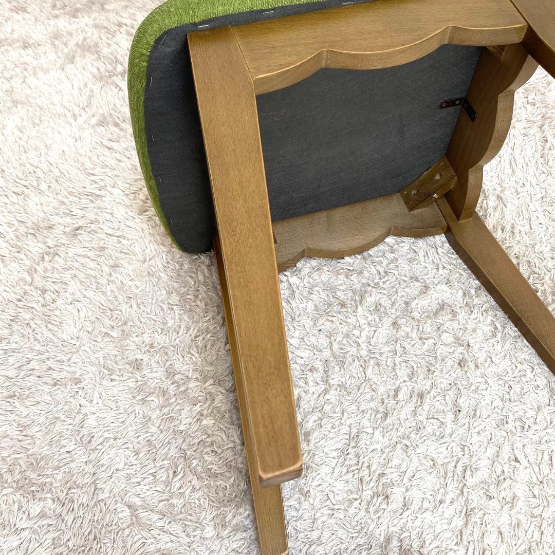 パリの雑貨屋♡F-230 椅子 日本製 木製 天然木 チェアー♡花 フラワー