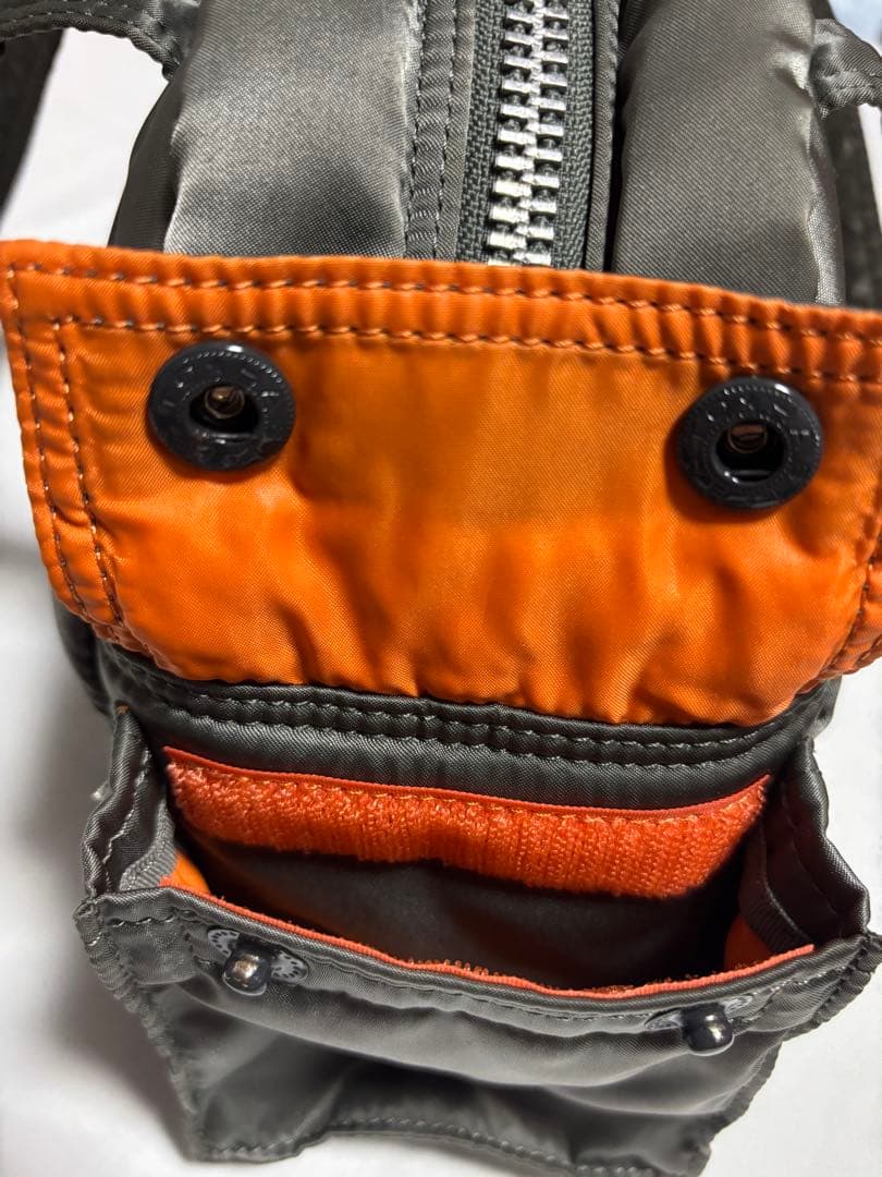 美品　ポーター　タンカー　ミニボストン　ダッフルバッグ　希少　シルバーグレー