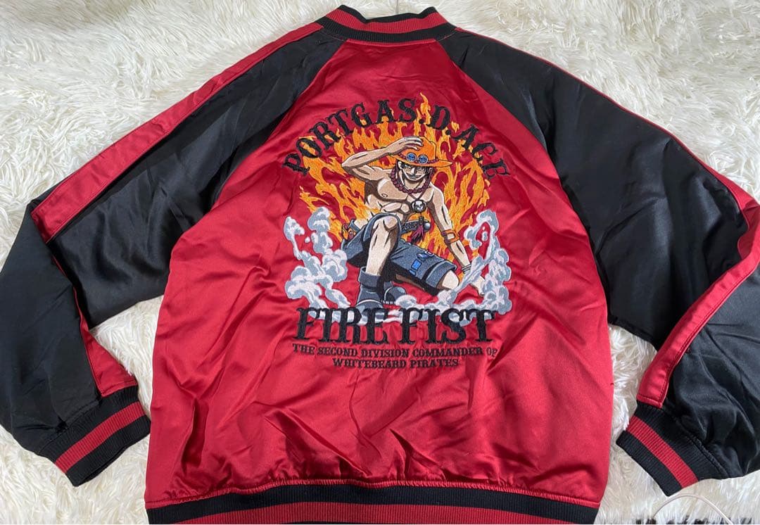 【ONE PIECE】ポートガス・D・エース 火拳 スカジャン size3L