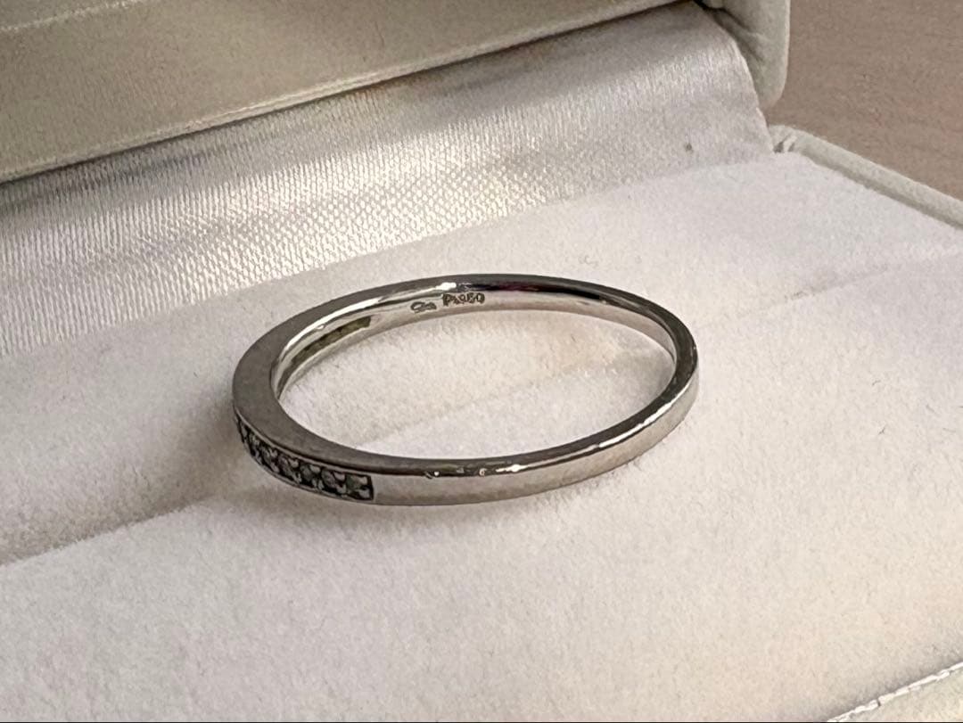 断*止様 【STAR JEWELRY】 Pt950 ハーフエタニティ